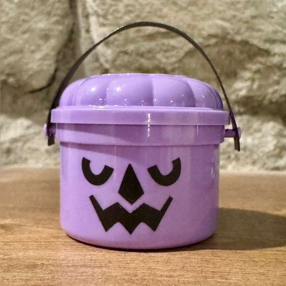 New MINI Halloween McDonald’s Happy Meal Purple McGoblin Pumpkin Boo Bucket 1.5” - Picture 6 of 6
